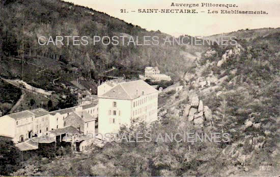 Cartes postales anciennes > CARTES POSTALES > carte postale ancienne > cartes-postales-ancienne.com Auvergne rhone alpes Puy de dome Saint Nectaire