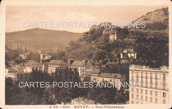 Cartes postales anciennes > CARTES POSTALES > carte postale ancienne > cartes-postales-ancienne.com Auvergne rhone alpes Puy de dome Royat