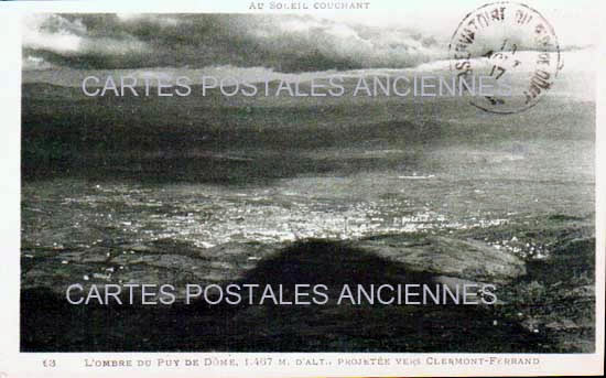 Cartes postales anciennes > CARTES POSTALES > carte postale ancienne > cartes-postales-ancienne.com Auvergne rhone alpes Puy de dome Clermont Ferrand