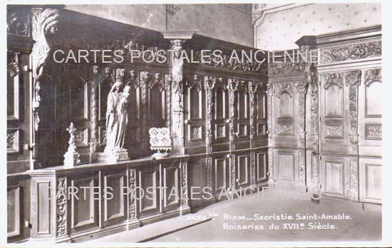 Cartes postales anciennes > CARTES POSTALES > carte postale ancienne > cartes-postales-ancienne.com Auvergne rhone alpes Puy de dome Riom