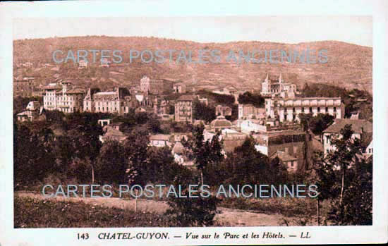 Cartes postales anciennes > CARTES POSTALES > carte postale ancienne > cartes-postales-ancienne.com Auvergne rhone alpes Puy de dome Chatelguyon