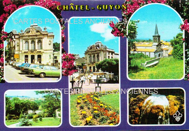 Cartes postales anciennes > CARTES POSTALES > carte postale ancienne > cartes-postales-ancienne.com Auvergne rhone alpes Puy de dome Chatelguyon