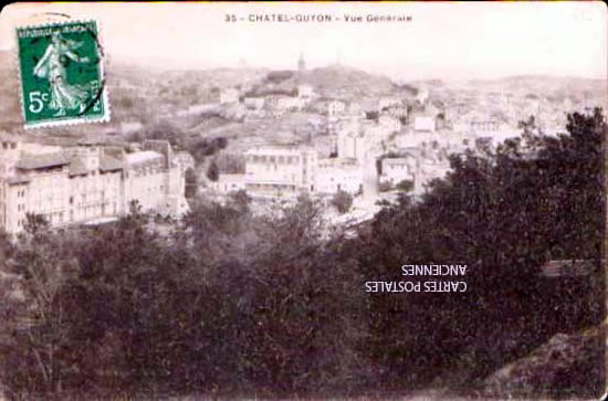 Cartes postales anciennes > CARTES POSTALES > carte postale ancienne > cartes-postales-ancienne.com Auvergne rhone alpes Puy de dome Chatelguyon