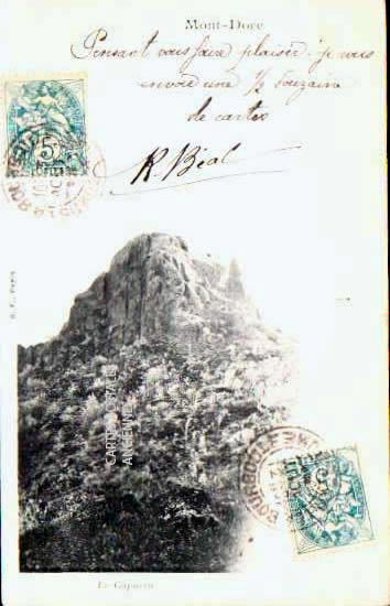 Cartes postales anciennes > CARTES POSTALES > carte postale ancienne > cartes-postales-ancienne.com Auvergne rhone alpes Puy de dome Mont Dore