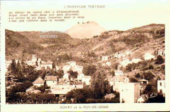 Cartes postales anciennes > CARTES POSTALES > carte postale ancienne > cartes-postales-ancienne.com Auvergne rhone alpes Puy de dome Royat