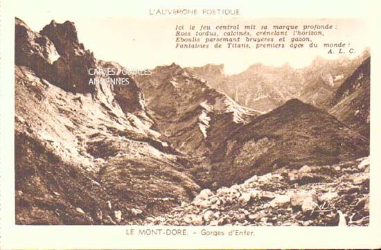 Cartes postales anciennes > CARTES POSTALES > carte postale ancienne > cartes-postales-ancienne.com Auvergne rhone alpes Puy de dome Mont Dore