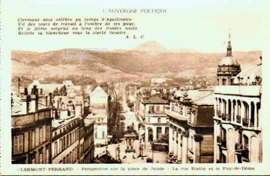 Cartes postales anciennes > CARTES POSTALES > carte postale ancienne > cartes-postales-ancienne.com Auvergne rhone alpes Puy de dome Clermont Ferrand