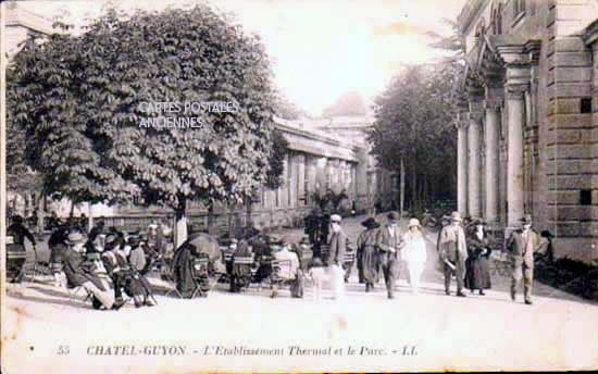 Cartes postales anciennes > CARTES POSTALES > carte postale ancienne > cartes-postales-ancienne.com Auvergne rhone alpes Puy de dome Chatelguyon