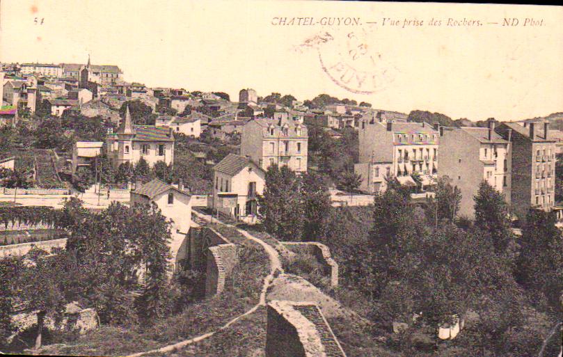 Cartes postales anciennes > CARTES POSTALES > carte postale ancienne > cartes-postales-ancienne.com Auvergne rhone alpes Puy de dome Chatelguyon