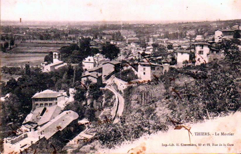 Cartes postales anciennes > CARTES POSTALES > carte postale ancienne > cartes-postales-ancienne.com Auvergne rhone alpes Puy de dome Thiers