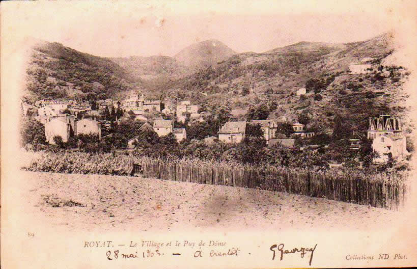 Cartes postales anciennes > CARTES POSTALES > carte postale ancienne > cartes-postales-ancienne.com Auvergne rhone alpes Puy de dome Royat