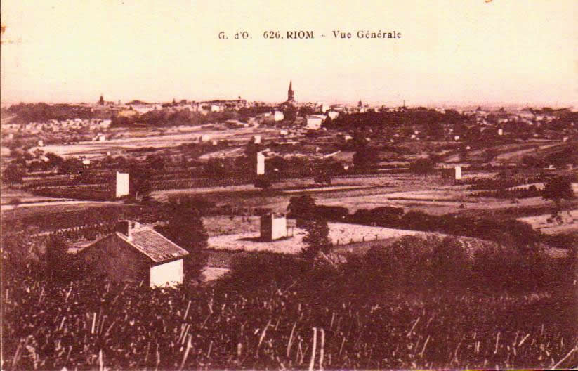 Cartes postales anciennes > CARTES POSTALES > carte postale ancienne > cartes-postales-ancienne.com Auvergne rhone alpes Puy de dome Riom