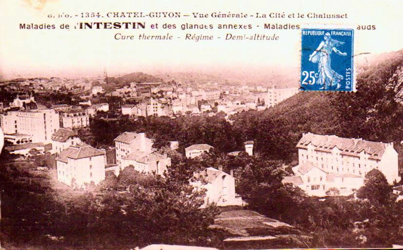 Cartes postales anciennes > CARTES POSTALES > carte postale ancienne > cartes-postales-ancienne.com Auvergne rhone alpes Puy de dome Chatelguyon