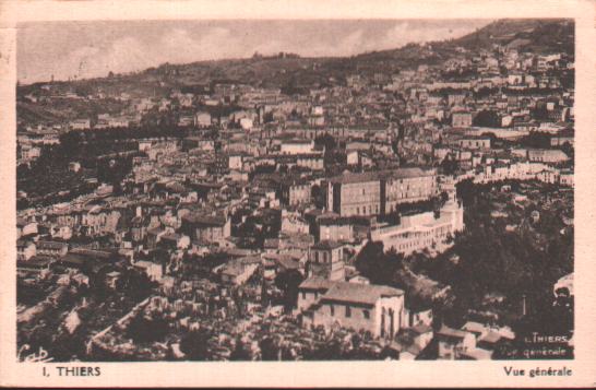 Cartes postales anciennes > CARTES POSTALES > carte postale ancienne > cartes-postales-ancienne.com Auvergne rhone alpes Puy de dome Thiers