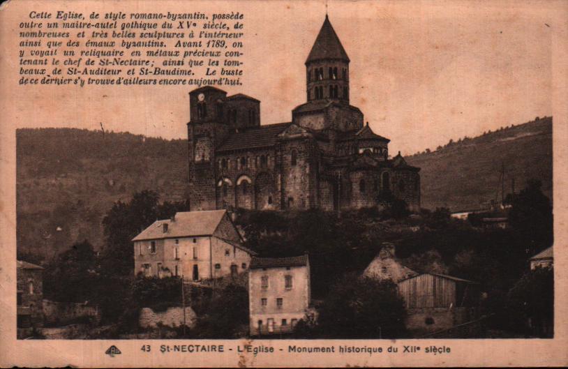 Cartes postales anciennes > CARTES POSTALES > carte postale ancienne > cartes-postales-ancienne.com Auvergne rhone alpes Puy de dome Saint Nectaire