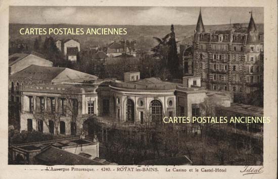 Cartes postales anciennes > CARTES POSTALES > carte postale ancienne > cartes-postales-ancienne.com Auvergne rhone alpes Puy de dome Royat