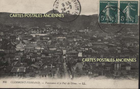 Cartes postales anciennes > CARTES POSTALES > carte postale ancienne > cartes-postales-ancienne.com Auvergne rhone alpes Puy de dome Clermont Ferrand