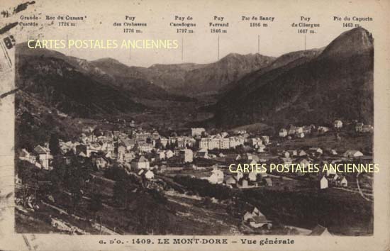 Cartes postales anciennes > CARTES POSTALES > carte postale ancienne > cartes-postales-ancienne.com Auvergne rhone alpes Puy de dome Mont Dore