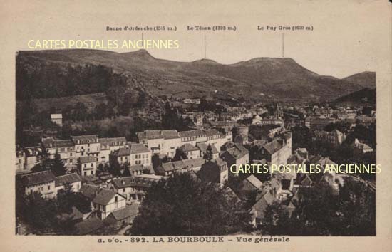 Cartes postales anciennes > CARTES POSTALES > carte postale ancienne > cartes-postales-ancienne.com Auvergne rhone alpes Puy de dome La Bourboule