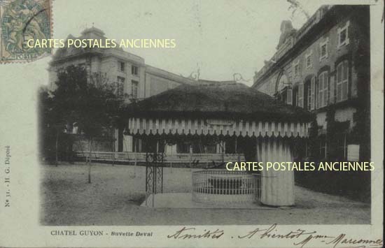 Cartes postales anciennes > CARTES POSTALES > carte postale ancienne > cartes-postales-ancienne.com Auvergne rhone alpes Puy de dome Chatelguyon