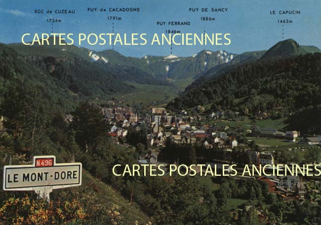 Cartes postales anciennes > CARTES POSTALES > carte postale ancienne > cartes-postales-ancienne.com Auvergne rhone alpes Puy de dome Mont Dore