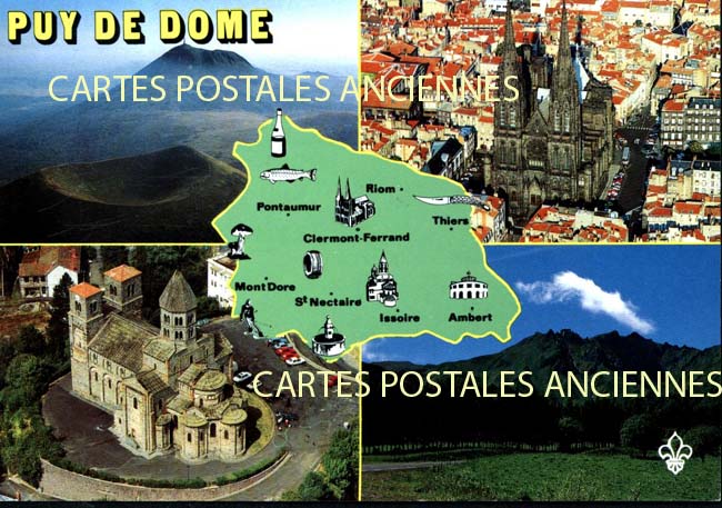 Cartes postales anciennes > CARTES POSTALES > carte postale ancienne > cartes-postales-ancienne.com Auvergne rhone alpes Puy de dome Clermont Ferrand