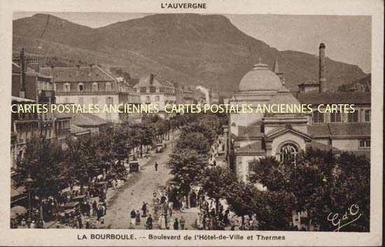 Cartes postales anciennes > CARTES POSTALES > carte postale ancienne > cartes-postales-ancienne.com Auvergne rhone alpes Puy de dome La Bourboule