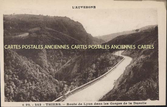 Cartes postales anciennes > CARTES POSTALES > carte postale ancienne > cartes-postales-ancienne.com Auvergne rhone alpes Puy de dome Thiers