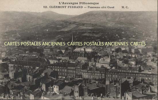 Cartes postales anciennes > CARTES POSTALES > carte postale ancienne > cartes-postales-ancienne.com Auvergne rhone alpes Puy de dome Clermont Ferrand