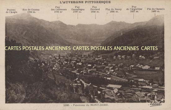 Cartes postales anciennes > CARTES POSTALES > carte postale ancienne > cartes-postales-ancienne.com Auvergne rhone alpes Puy de dome Mont Dore