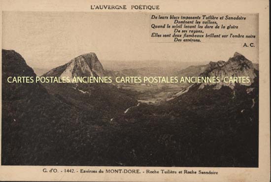 Cartes postales anciennes > CARTES POSTALES > carte postale ancienne > cartes-postales-ancienne.com Auvergne rhone alpes Puy de dome Mont Dore