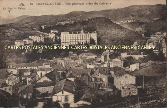 Cartes postales anciennes > CARTES POSTALES > carte postale ancienne > cartes-postales-ancienne.com Auvergne rhone alpes Puy de dome Chatelguyon