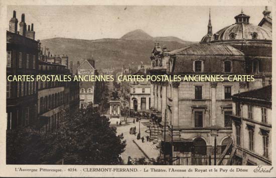 Cartes postales anciennes > CARTES POSTALES > carte postale ancienne > cartes-postales-ancienne.com Auvergne rhone alpes Puy de dome Clermont Ferrand