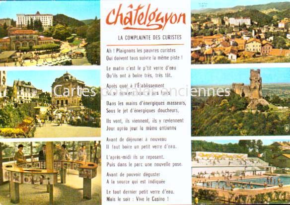 Cartes postales anciennes > CARTES POSTALES > carte postale ancienne > cartes-postales-ancienne.com Auvergne rhone alpes Puy de dome Chatelguyon