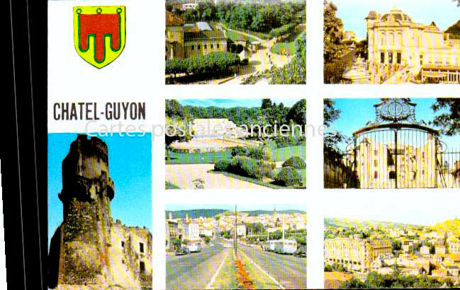 Cartes postales anciennes > CARTES POSTALES > carte postale ancienne > cartes-postales-ancienne.com Auvergne rhone alpes Puy de dome Chatelguyon