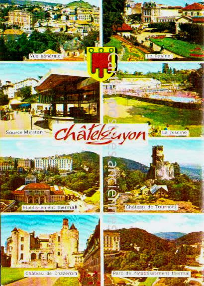 Cartes postales anciennes > CARTES POSTALES > carte postale ancienne > cartes-postales-ancienne.com Auvergne rhone alpes Puy de dome Chatelguyon