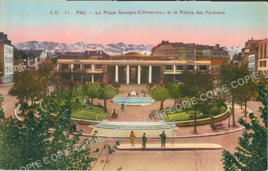 Cartes postales anciennes > CARTES POSTALES > carte postale ancienne > cartes-postales-ancienne.com Nouvelle aquitaine Pyrenees atlantiques Pau