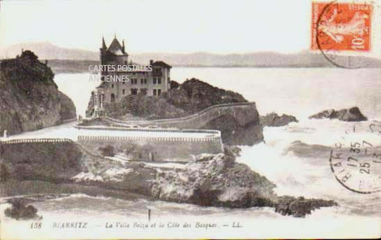 Cartes postales anciennes > CARTES POSTALES > carte postale ancienne > cartes-postales-ancienne.com Nouvelle aquitaine Pyrenees atlantiques Biarritz