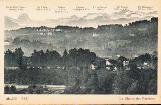 Cartes postales anciennes > CARTES POSTALES > carte postale ancienne > cartes-postales-ancienne.com Nouvelle aquitaine Pyrenees atlantiques Pau