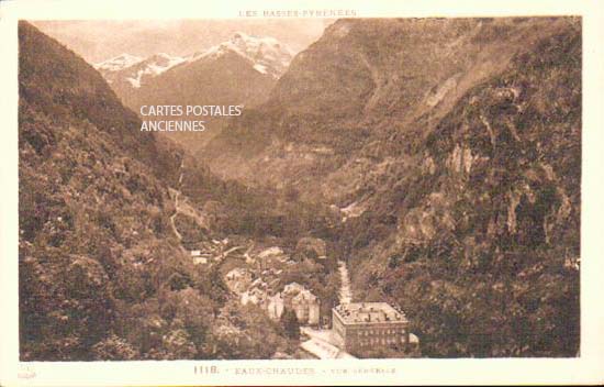 Cartes postales anciennes > CARTES POSTALES > carte postale ancienne > cartes-postales-ancienne.com Nouvelle aquitaine Pyrenees atlantiques Eaux Chaudes