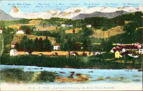 Cartes postales anciennes > CARTES POSTALES > carte postale ancienne > cartes-postales-ancienne.com Nouvelle aquitaine Pyrenees atlantiques Pau