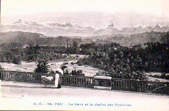 Cartes postales anciennes > CARTES POSTALES > carte postale ancienne > cartes-postales-ancienne.com Nouvelle aquitaine Pyrenees atlantiques Pau