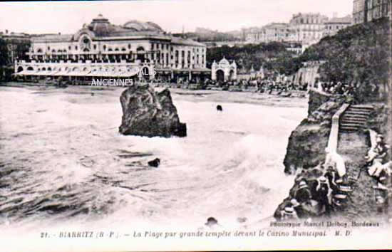 Cartes postales anciennes > CARTES POSTALES > carte postale ancienne > cartes-postales-ancienne.com Nouvelle aquitaine Pyrenees atlantiques Biarritz