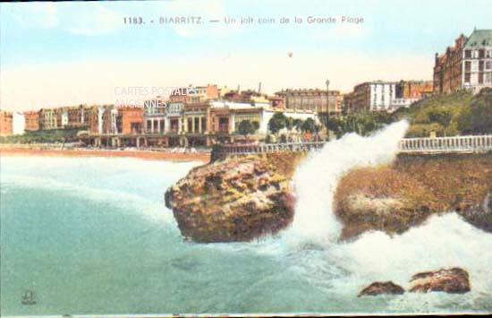 Cartes postales anciennes > CARTES POSTALES > carte postale ancienne > cartes-postales-ancienne.com Nouvelle aquitaine Pyrenees atlantiques Biarritz