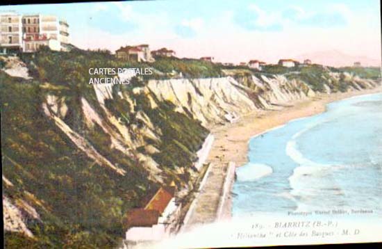 Cartes postales anciennes > CARTES POSTALES > carte postale ancienne > cartes-postales-ancienne.com Nouvelle aquitaine Pyrenees atlantiques Biarritz