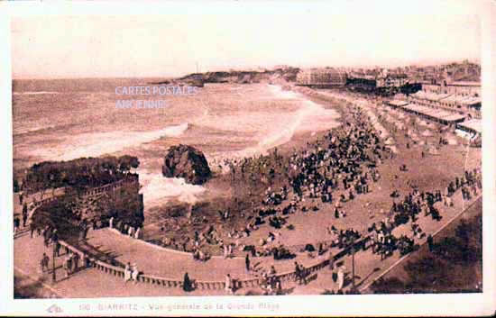 Cartes postales anciennes > CARTES POSTALES > carte postale ancienne > cartes-postales-ancienne.com Nouvelle aquitaine Pyrenees atlantiques Biarritz