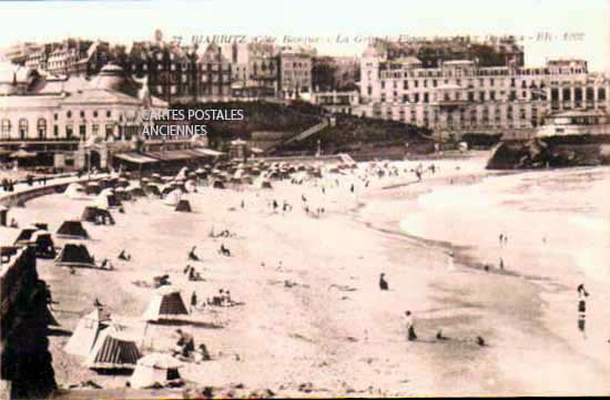 Cartes postales anciennes > CARTES POSTALES > carte postale ancienne > cartes-postales-ancienne.com Nouvelle aquitaine Pyrenees atlantiques Biarritz