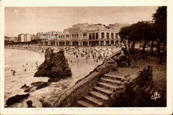 Cartes postales anciennes > CARTES POSTALES > carte postale ancienne > cartes-postales-ancienne.com Nouvelle aquitaine Pyrenees atlantiques Biarritz