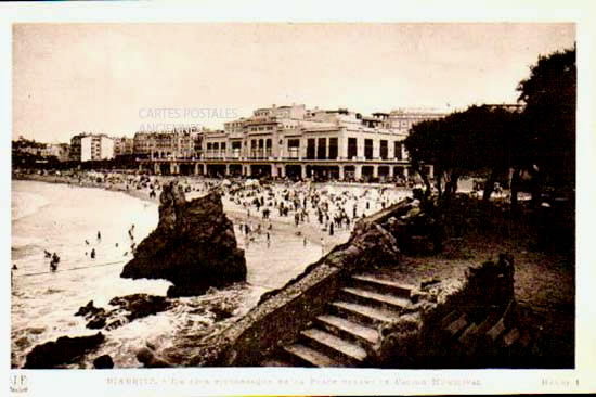 Cartes postales anciennes > CARTES POSTALES > carte postale ancienne > cartes-postales-ancienne.com Nouvelle aquitaine Pyrenees atlantiques Biarritz