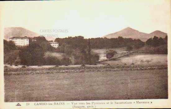 Cartes postales anciennes > CARTES POSTALES > carte postale ancienne > cartes-postales-ancienne.com Nouvelle aquitaine Pyrenees atlantiques Cambo Les Bains